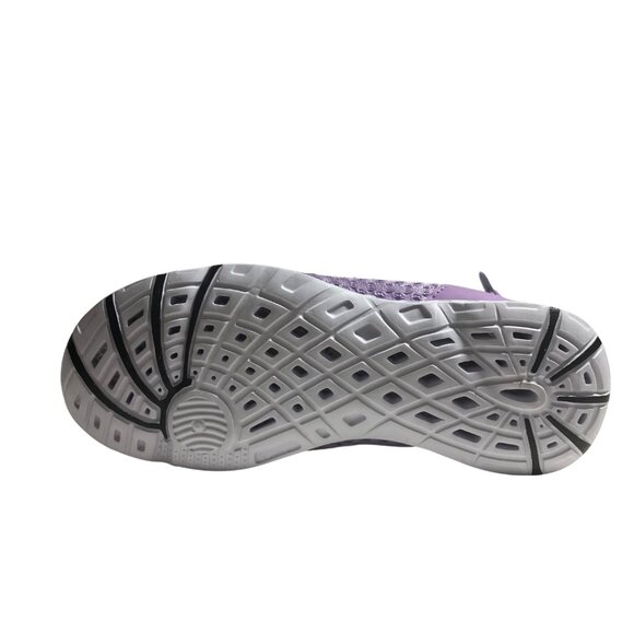 Women’s Water Shoes Quick Dry Slip-On Aqua Sneakers Purple Mesh Size 36 - Picture 10 of 13